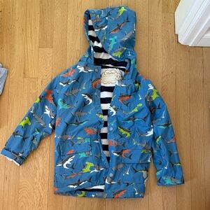 Hatley Blue Shark Print Kids Jacket